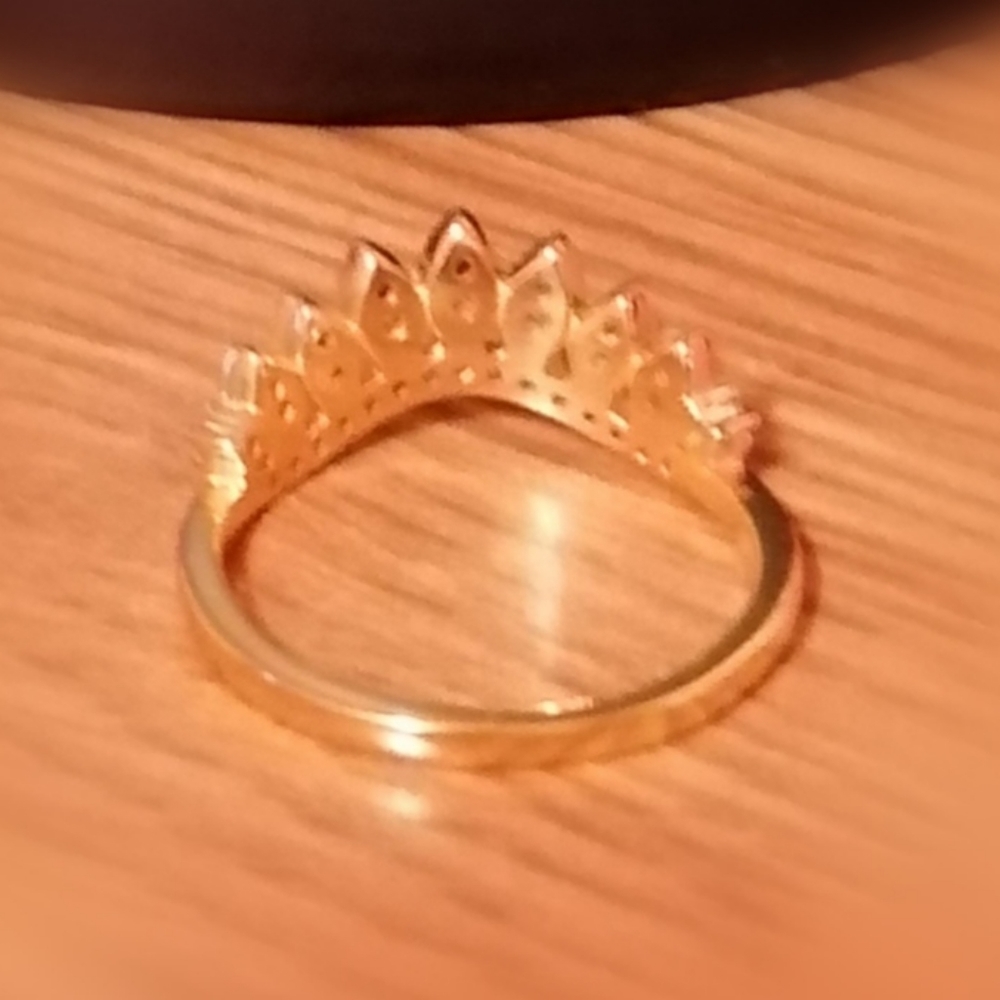 Moissanite Crown Stackable Band Ring Sale! - image 5